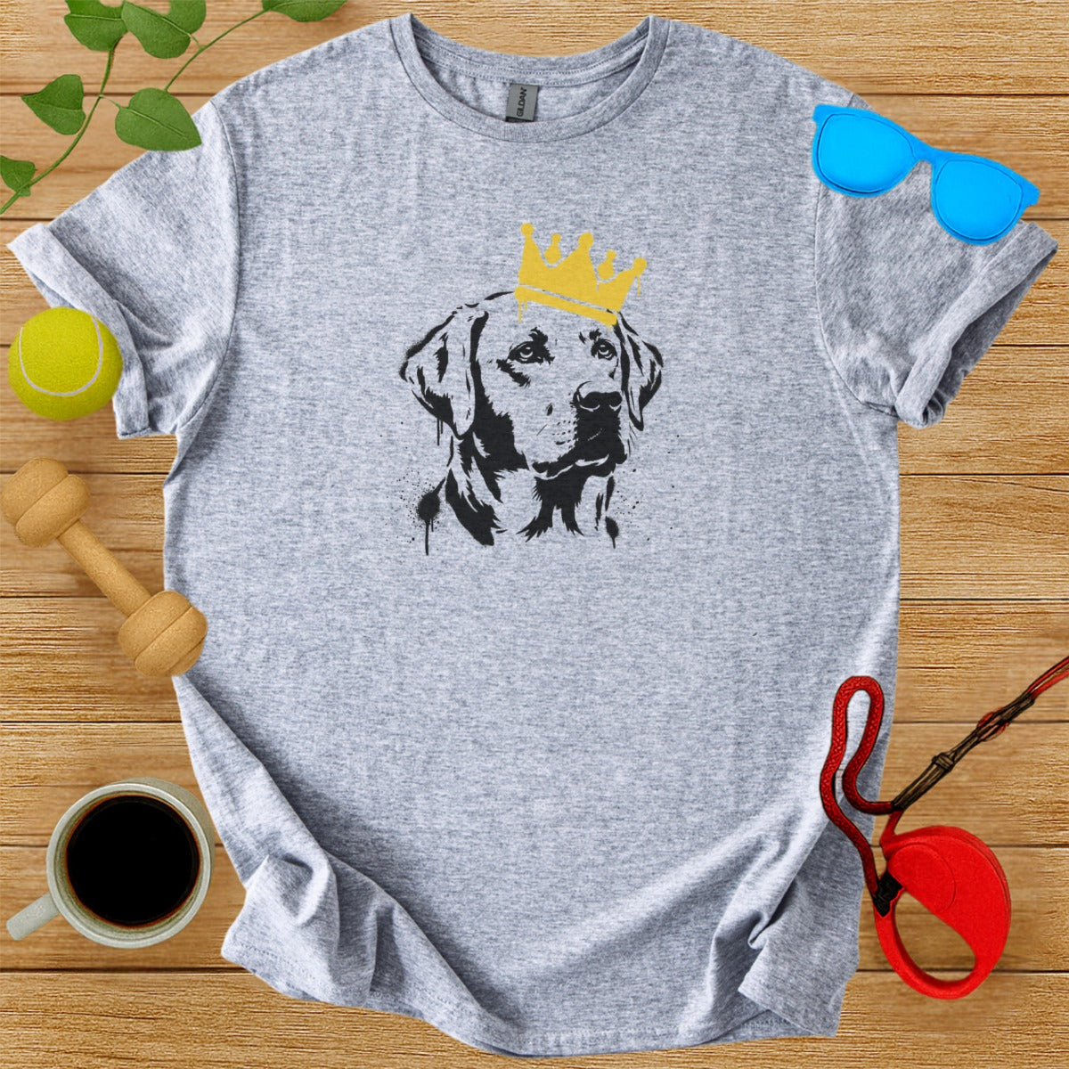 Banksy Crown Tee-Critter Lane