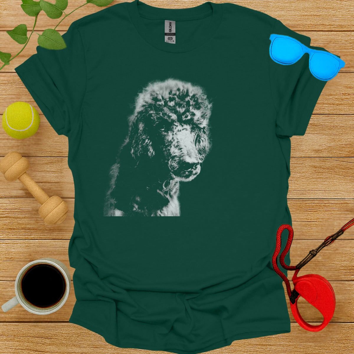 Doodle Dog Illustration Graphic Tee for Pet Lovers