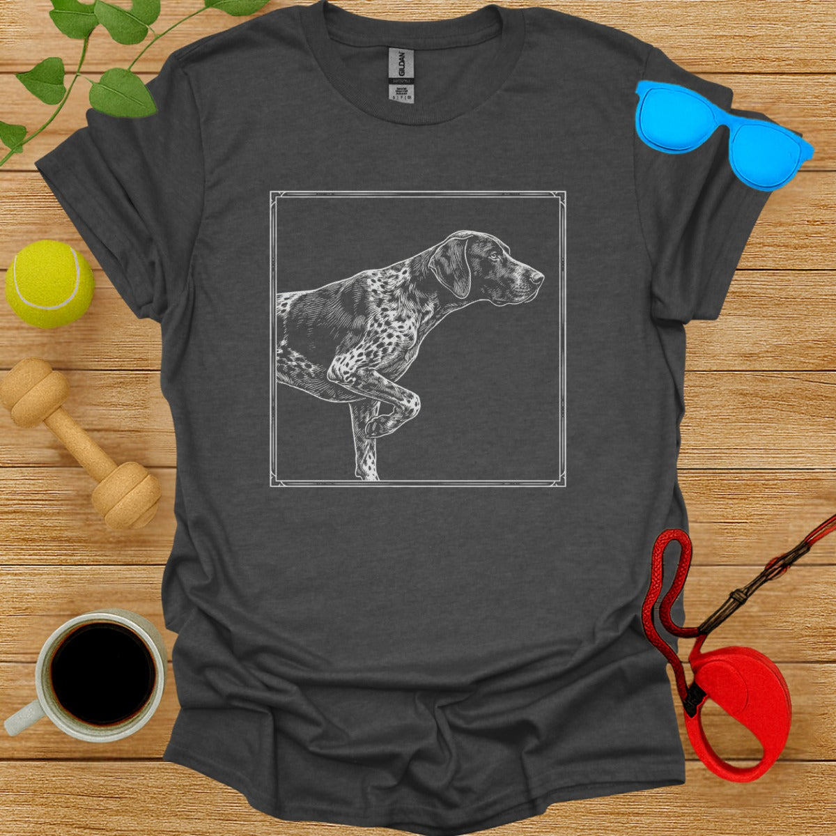 Stylish Graphic Dog Design Casual Unisex T-shirt