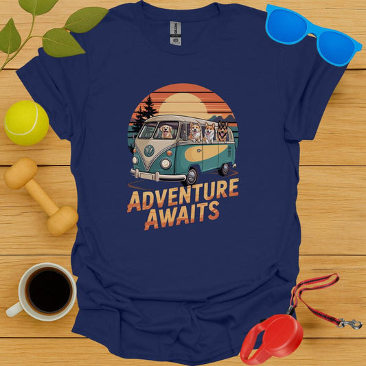Adventure Awaits Retro Tee