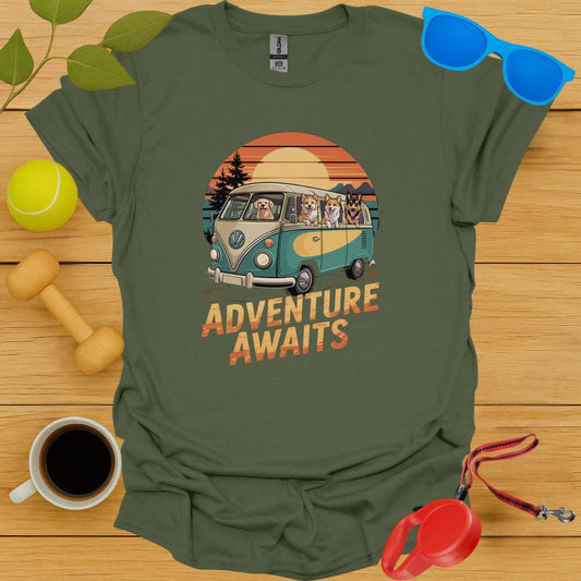 Adventure Awaits Retro Tee