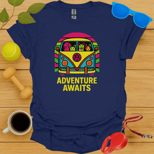 Adventure Awaits Vibrant Tee