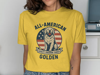 All-American Golden Loyalty Freedom Family T-shirt product type