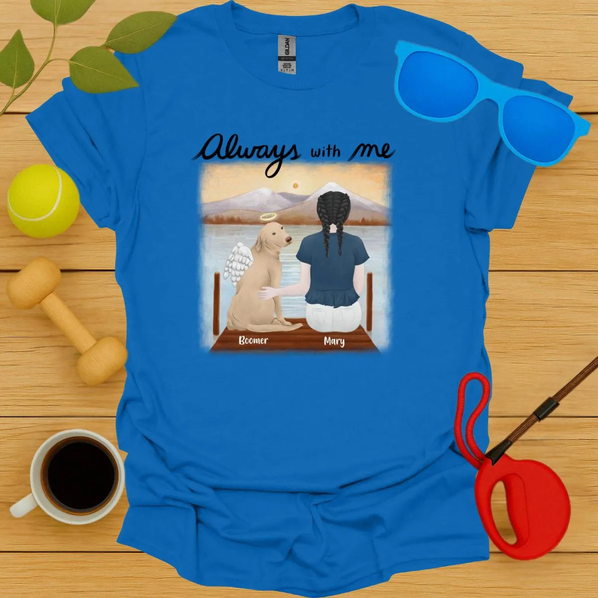 Always With Me Custom Memorial Tee