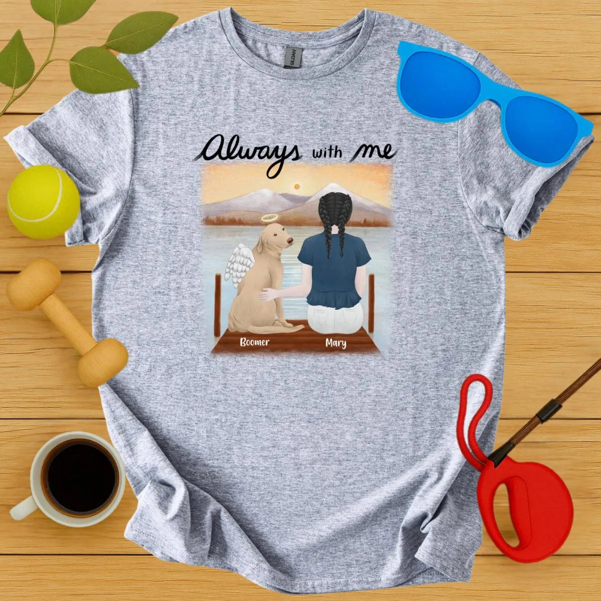 Always With Me Custom Memorial Tee