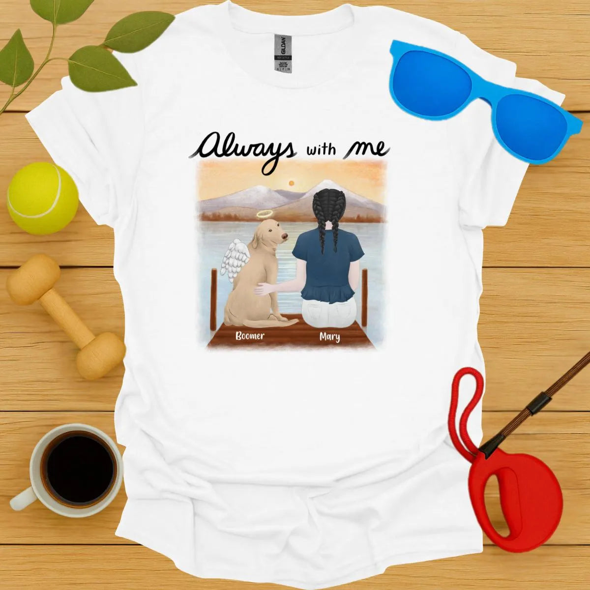 Always With Me Custom Memorial Tee