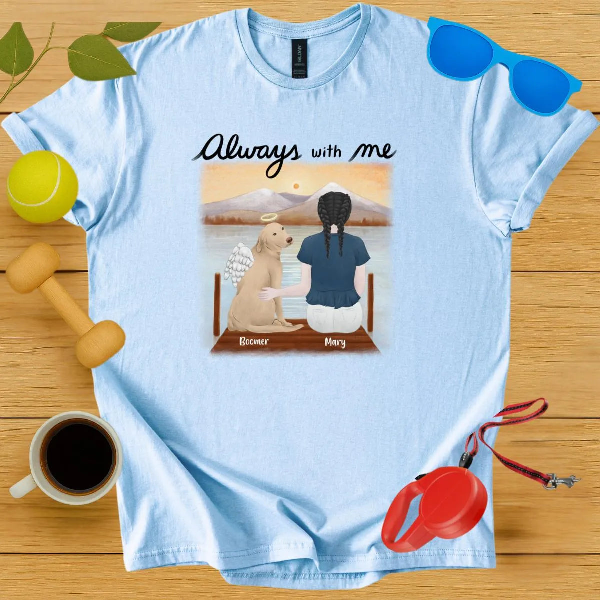 Always With Me Custom Memorial Tee