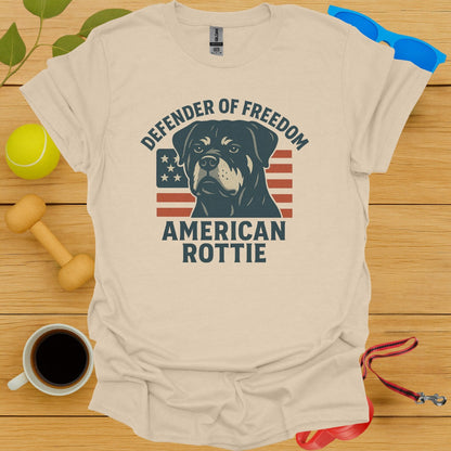 Defender of Freedom American Rottie Shirt product