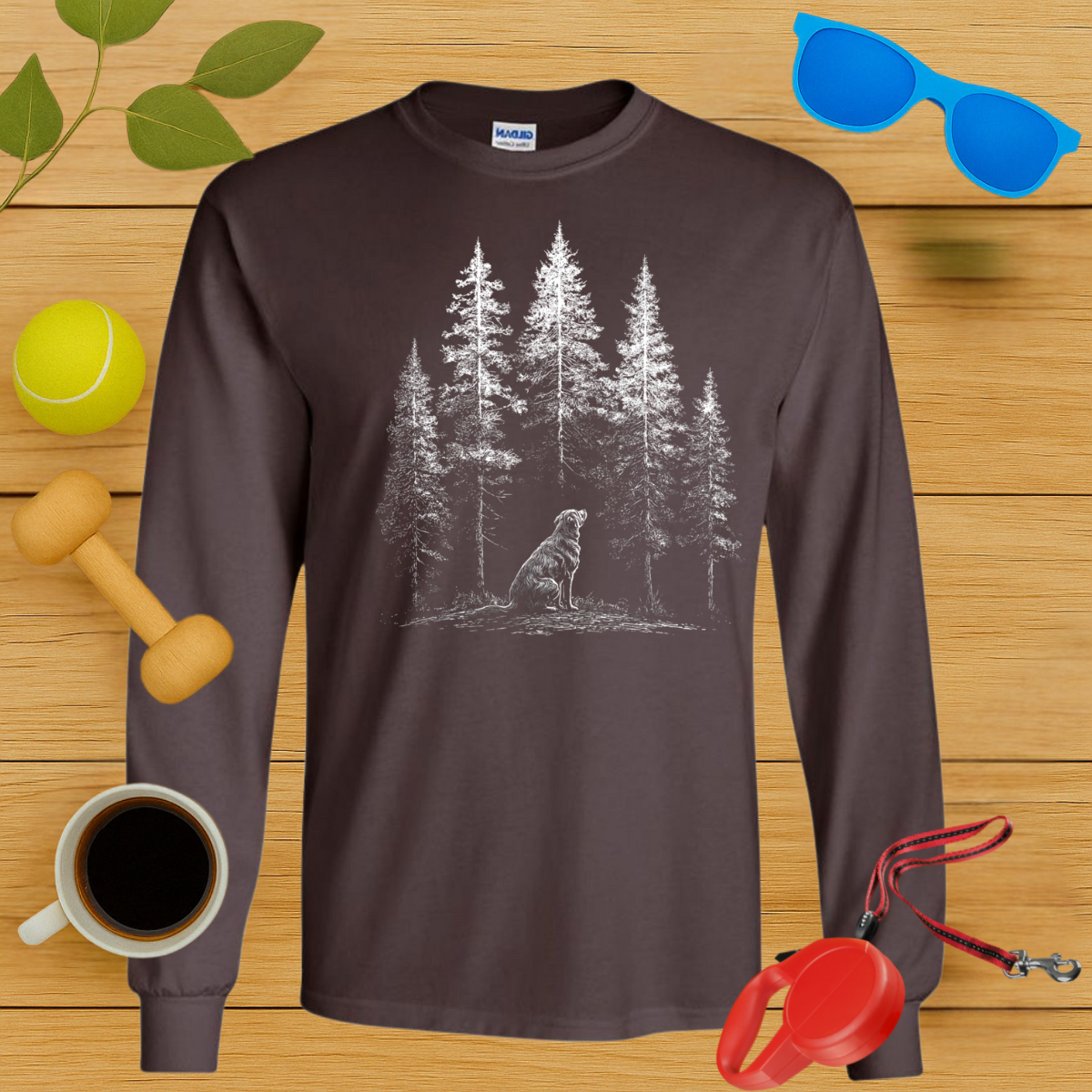 Among the Pines Long Sleeve Tee