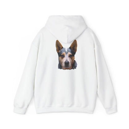 Australian Cattle Dog Portrait Hoodie-Critter Lane