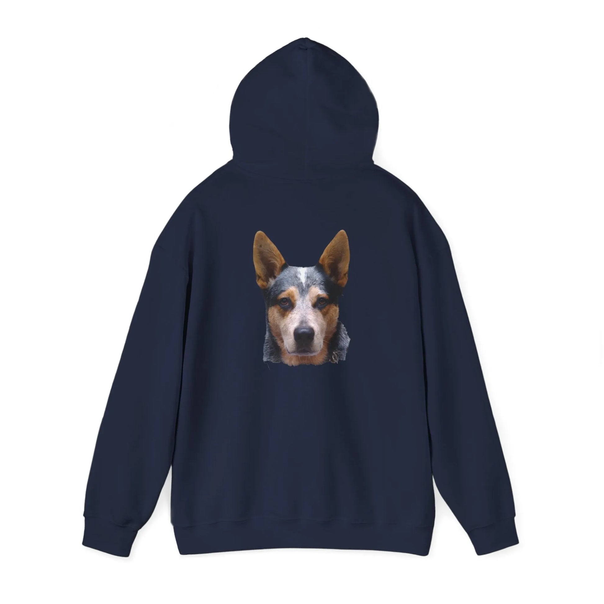 Australian Cattle Dog Portrait Hoodie-Critter Lane