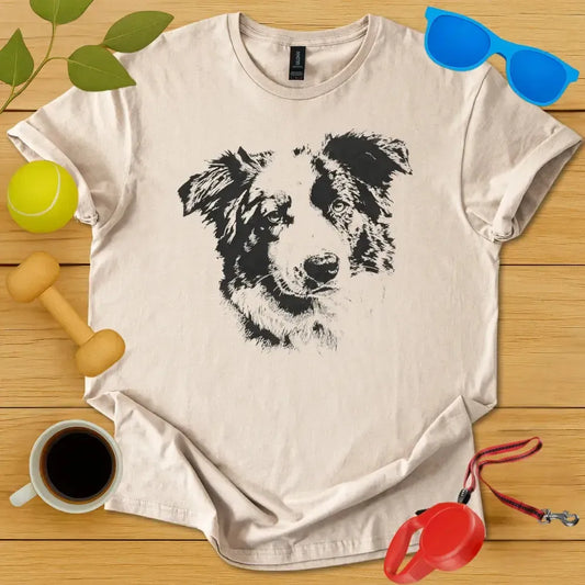 Australian Shepard Portrait Tee