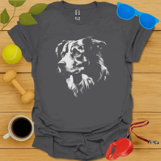 Australian Shepherd Monochrome Tee