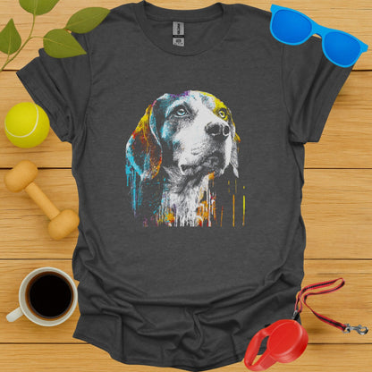 Colorful Beagle Printed Graphic Casual Wear T-Shirt product