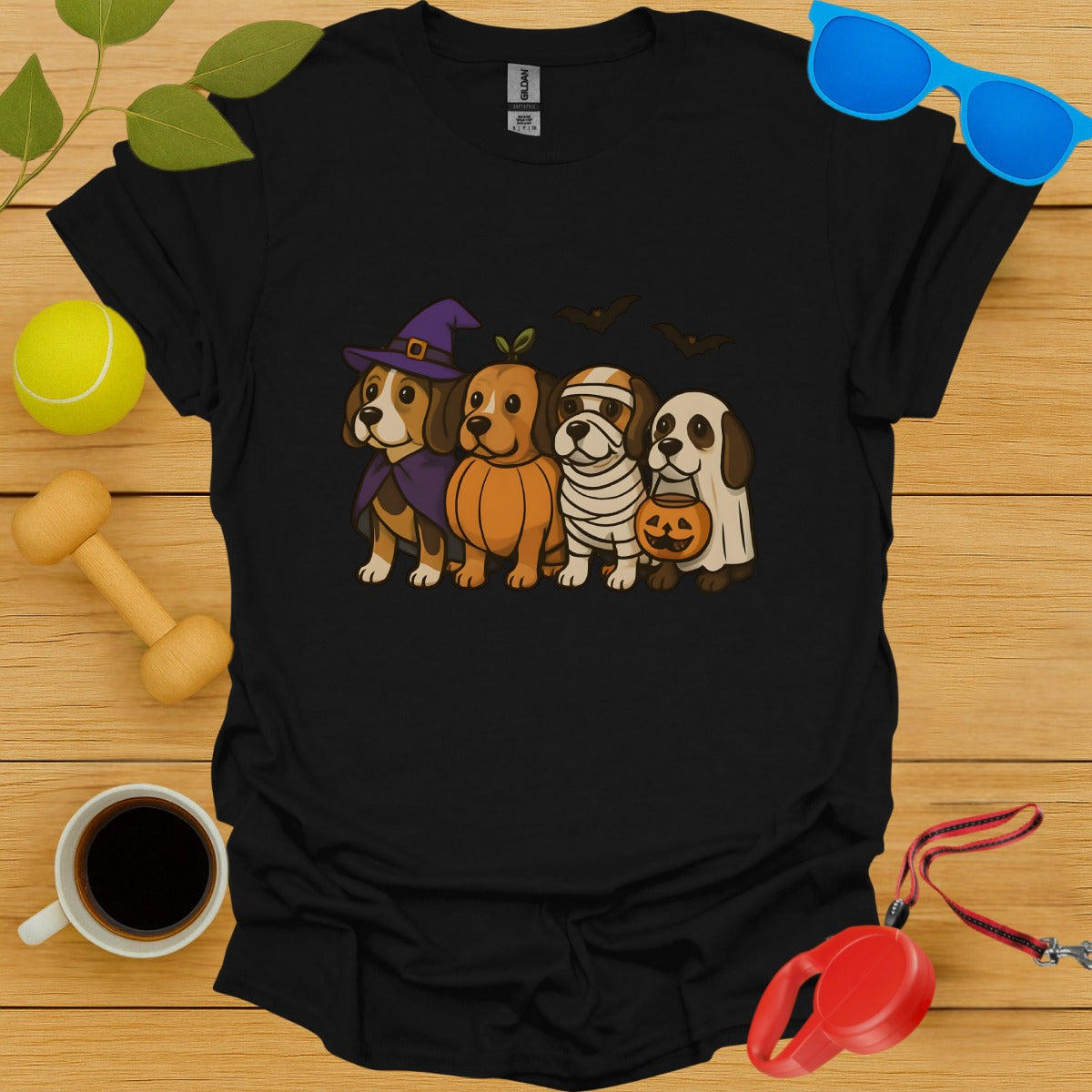 Halloween Costumes Dogs Graphic Print T-shirt product