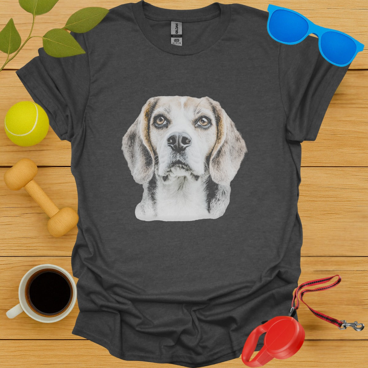 Cute Beagle Print Casual Wear Graphic T-Shirt product