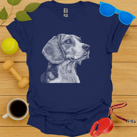 Charming Beagle Graphic Design T-Shirt product
