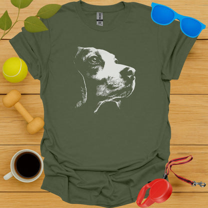 Beagle Silhouette Artistic Print Unisex T-shirt product