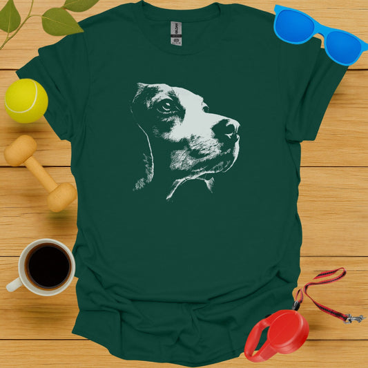 Stylish Dog Print Graphic Tee Perfect Casual Product Type