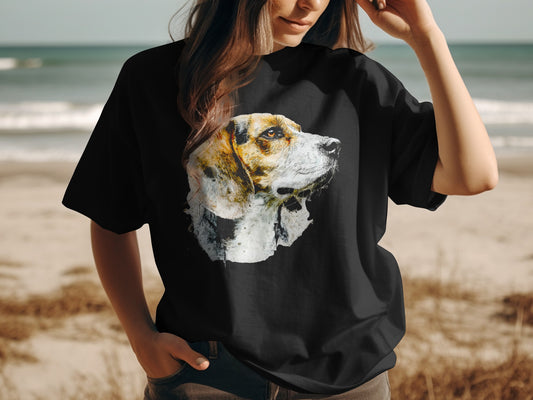 Beagle Dog Beach Design Printed Unisex T-Shirt product