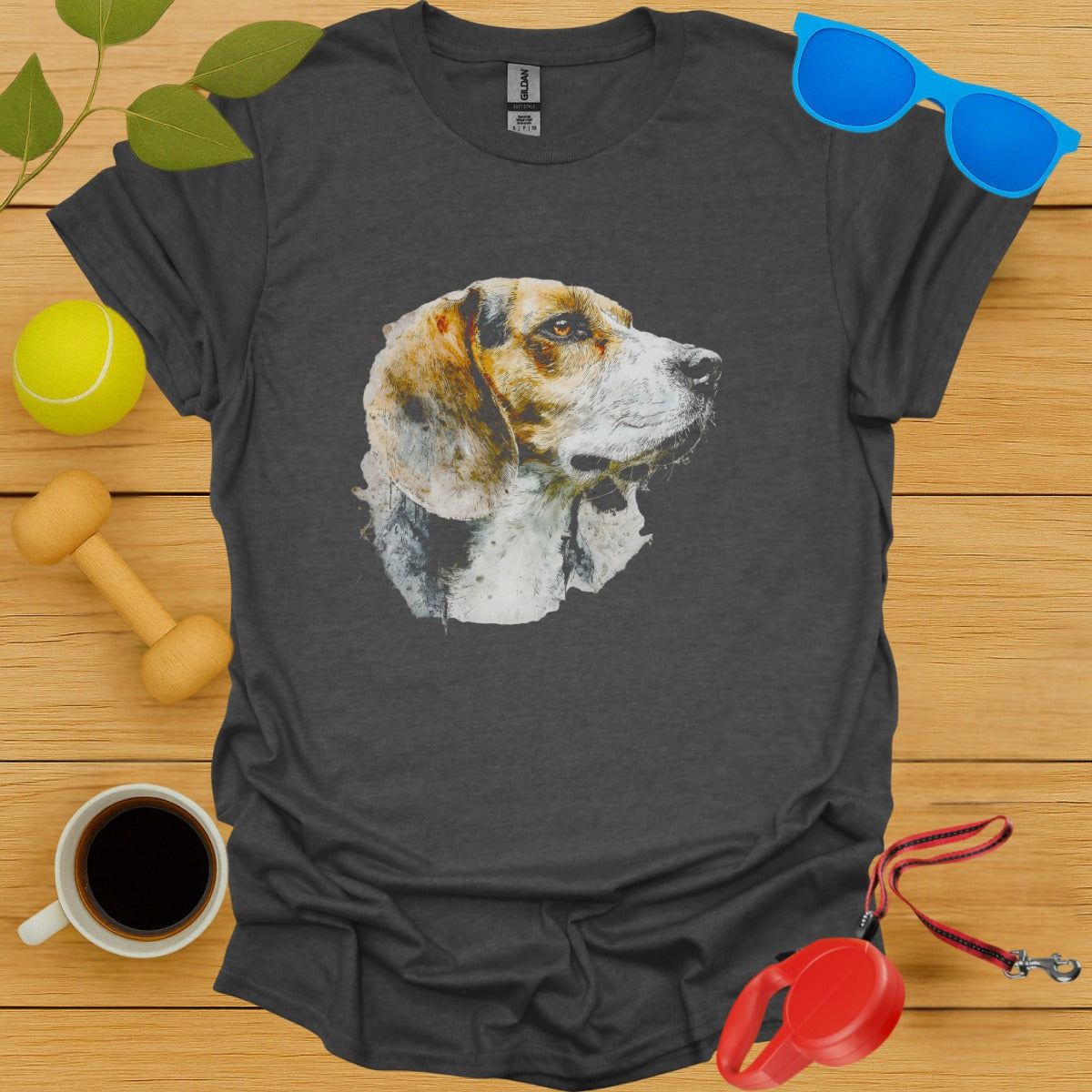 Beagle Head Graphic Design T Shirt product
