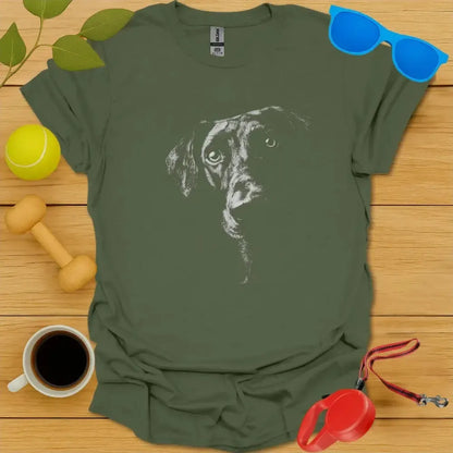 Black Lab Portrait Tee