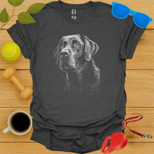 Black Lab Sketch T Shirt