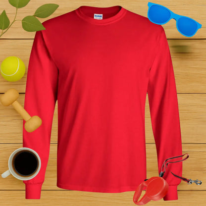 Personalized Dog Breed Ear & Name Long Sleeve Tee-Critter Lane