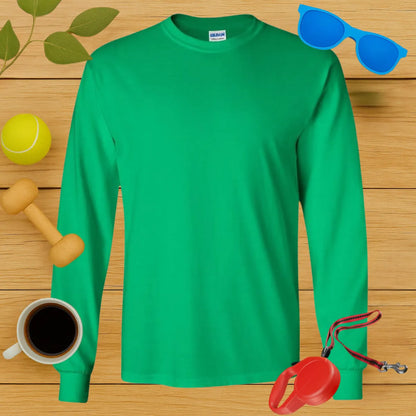 Personalized Dog Breed Ear & Name Long Sleeve Tee-Critter Lane