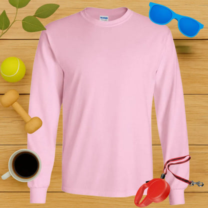 Personalized Dog Breed Ear & Name Long Sleeve Tee-Critter Lane