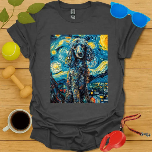 Blue Poodle Van Gogh Tee