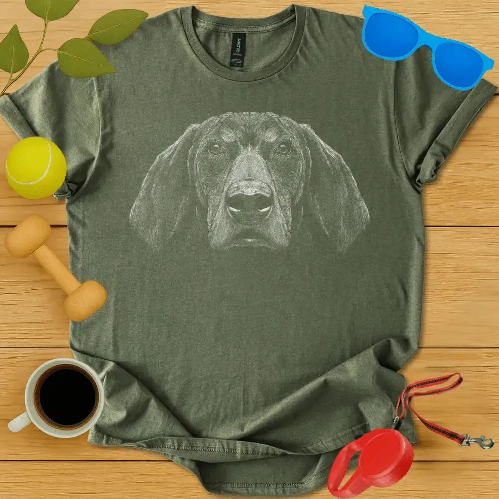 Bluetick Coonhound Monochrome Tee