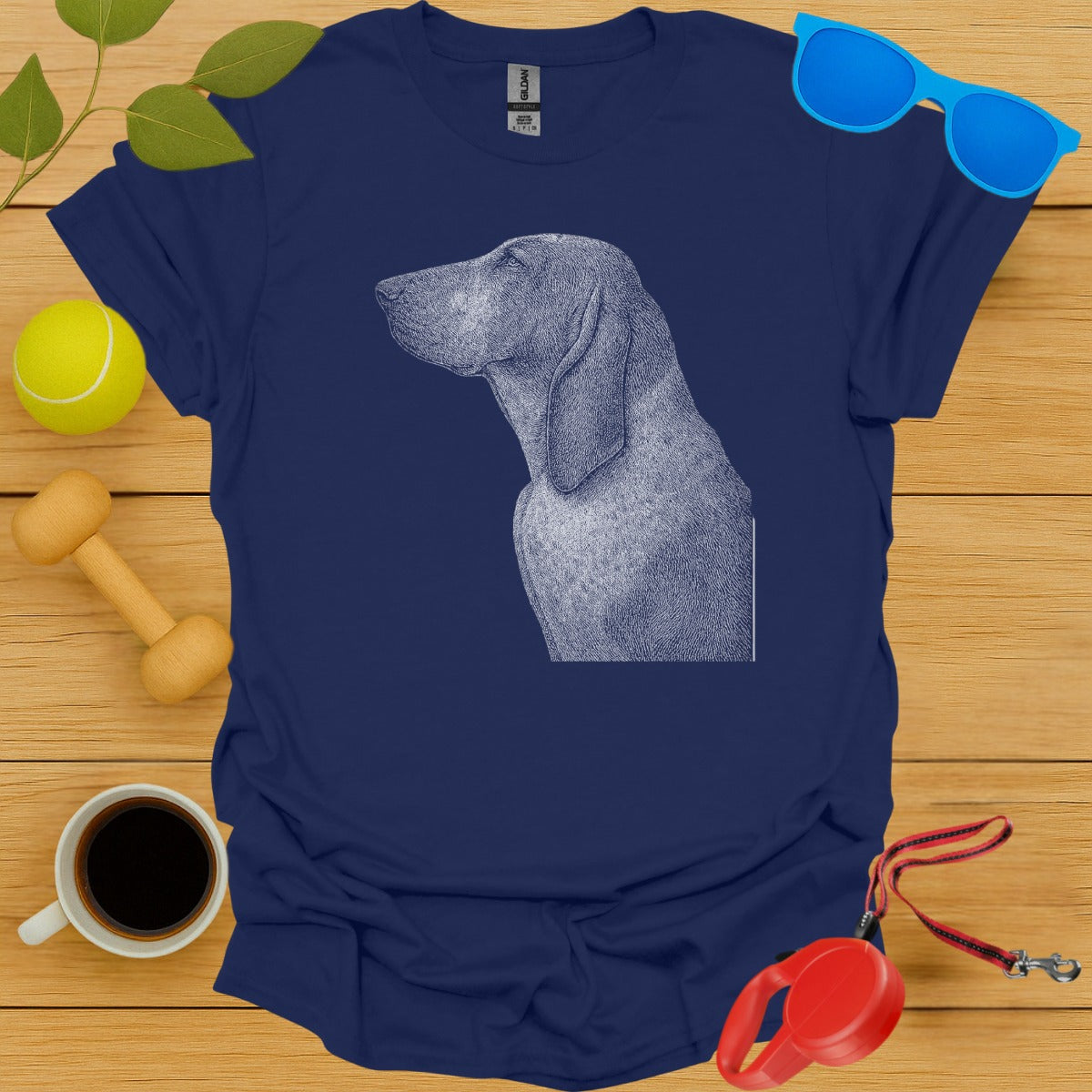 Dog Portrait Graphic Print Relaxed Fit T-Shirt product