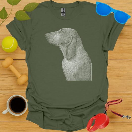 Dog Illustration Short Sleeve Graphic T-Shirt Product