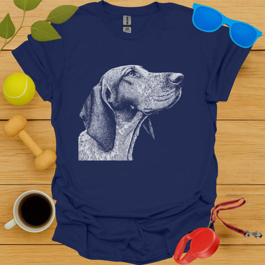 Majestic Dog Illustration Graphic Tee product