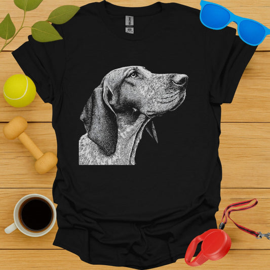 Artistic Dog Illustration Print T-Shirt product