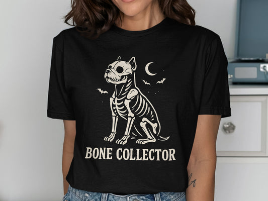 Bone Collector Skeleton Dog Halloween Shirt product type