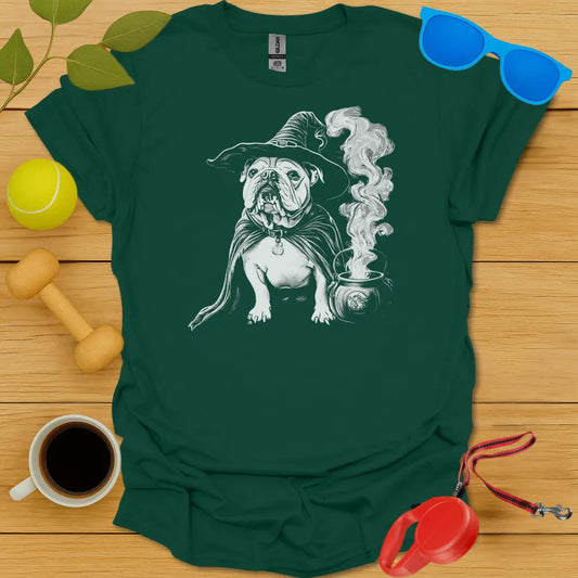 Boston English Bulldog Witch Tee
