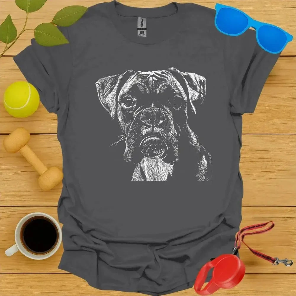 Boxer Monochrome Portrait Tee