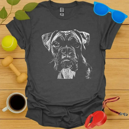 Boxer Monochrome Portrait Tee