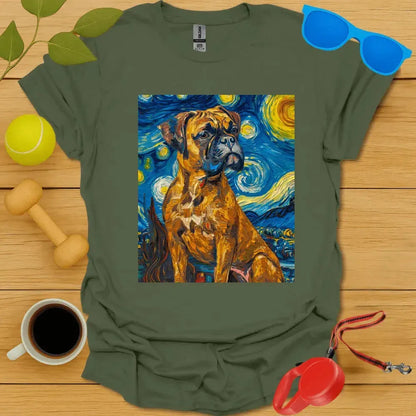 Boxer Van Gogh Portrait Tee