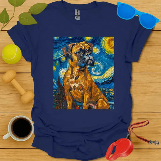 Boxer Van Gogh Portrait Tee