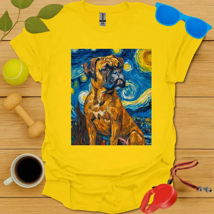 Boxer Van Gogh Portrait Tee