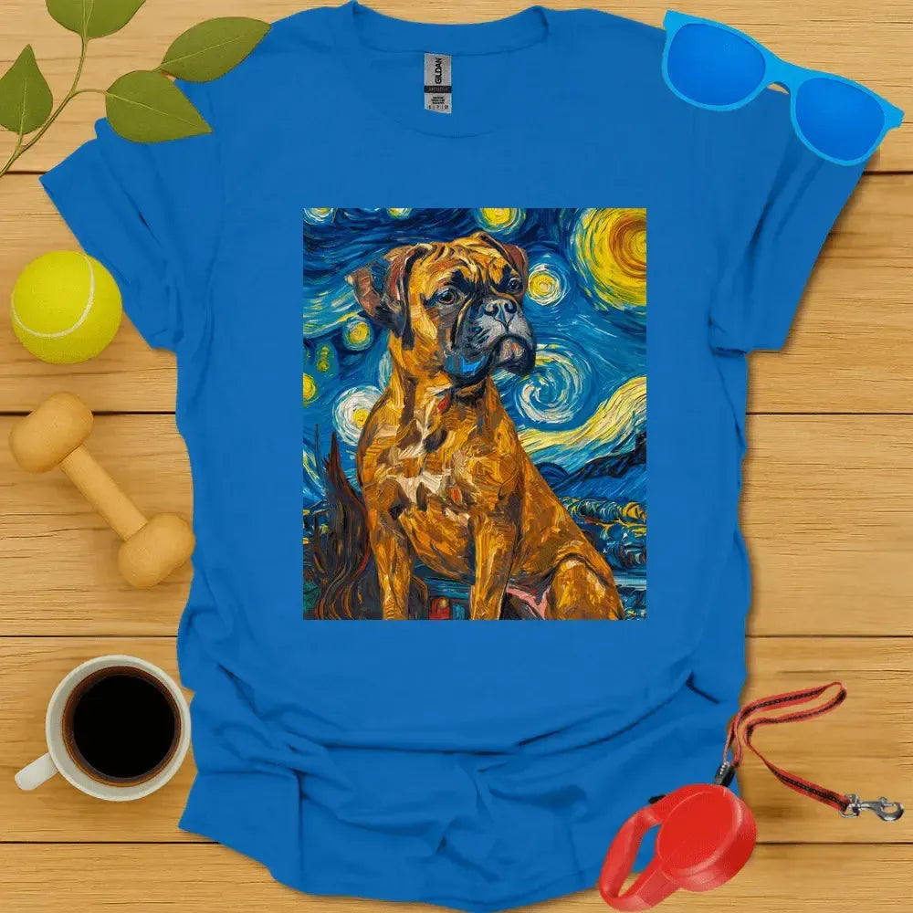 Boxer Van Gogh Portrait Tee