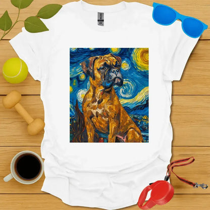 Boxer Van Gogh Portrait Tee