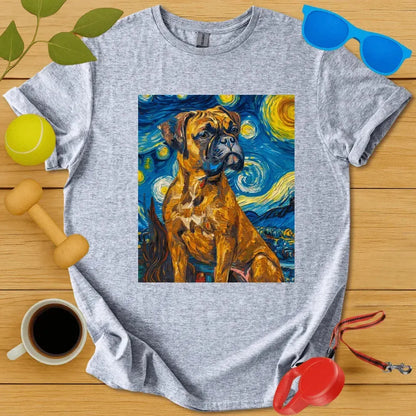 Boxer Van Gogh Portrait Tee