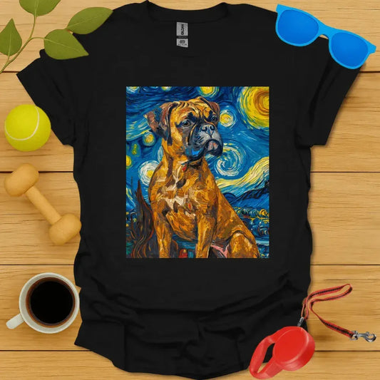 Boxer Van Gogh Portrait Tee