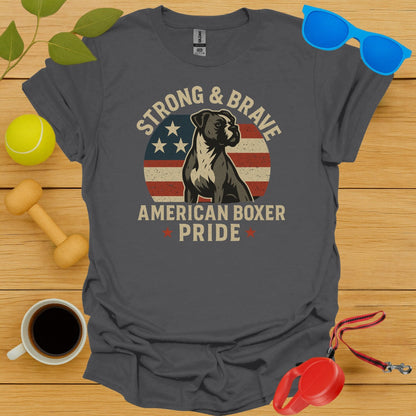 Strong Brave American Boxer Pride T-shirt product type