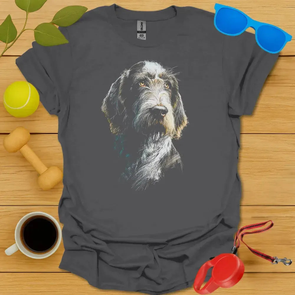 Brown Roan Spinone Portrait T-Shirt