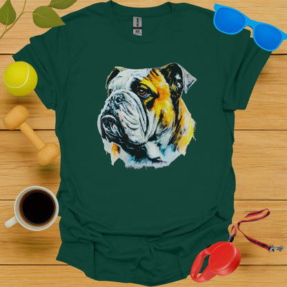 Bulldog Graphic Tee Unique Design Fashion Product